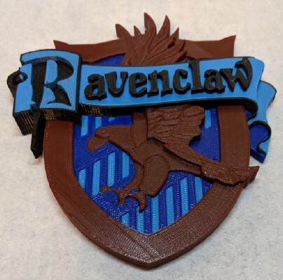 Ravenclaw - Harry Potter multimaterial (Prusa mmu) | 3d print model