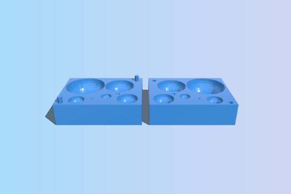 Modeling clay Sphere molds | 3d print model