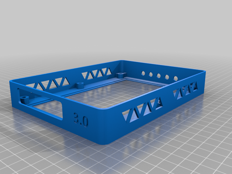 Modular Waveshare 7inch QLED Display Case