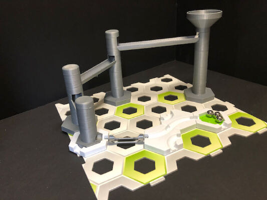 Marble Run to Gravitrax Transition Ramps | 3d print model