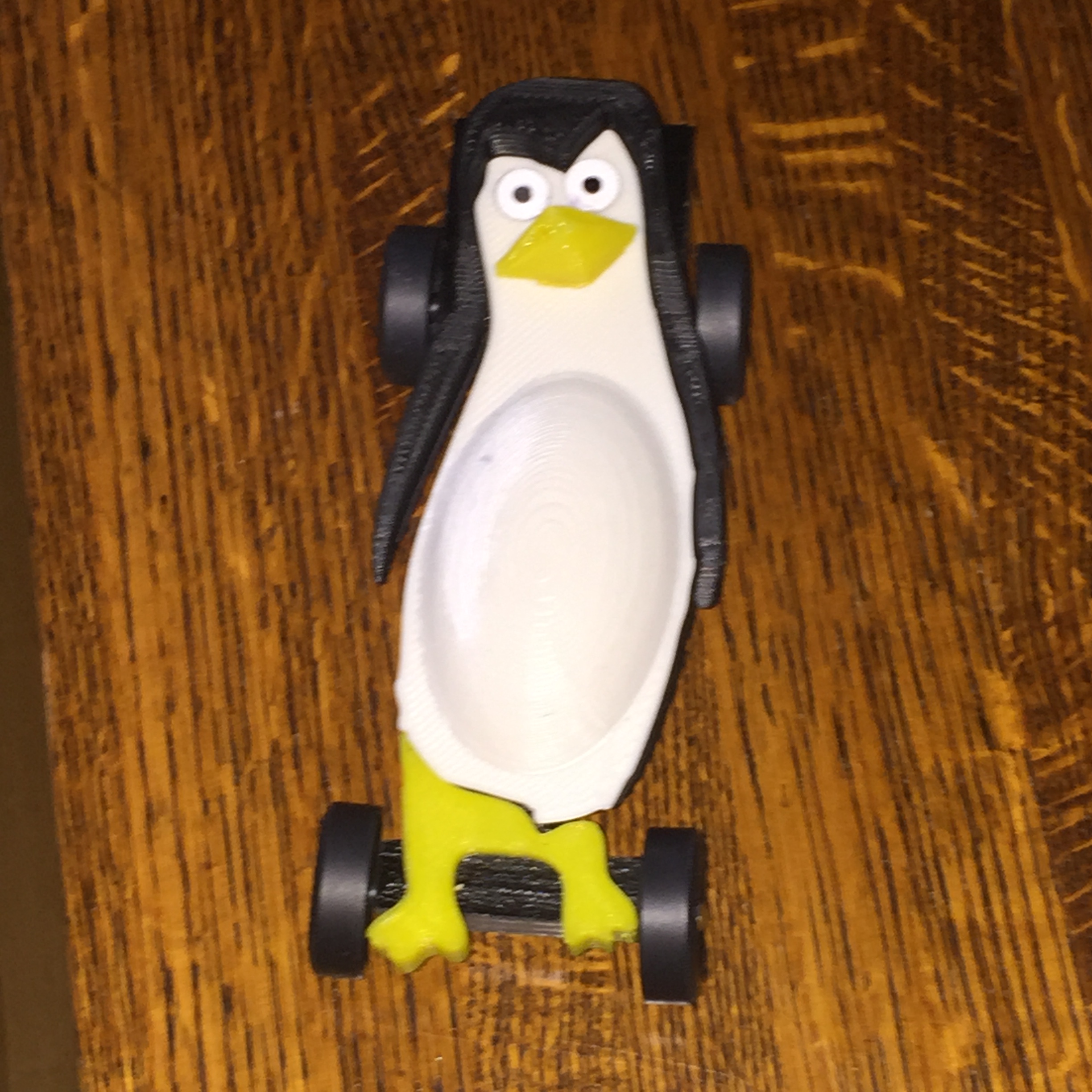 Pinewood Derby Car Penguin Design