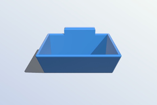 Qidi Tech _ Flashforge Creator Pro Parts Utility Bin - Hang on side with no tooling | 3d print model
