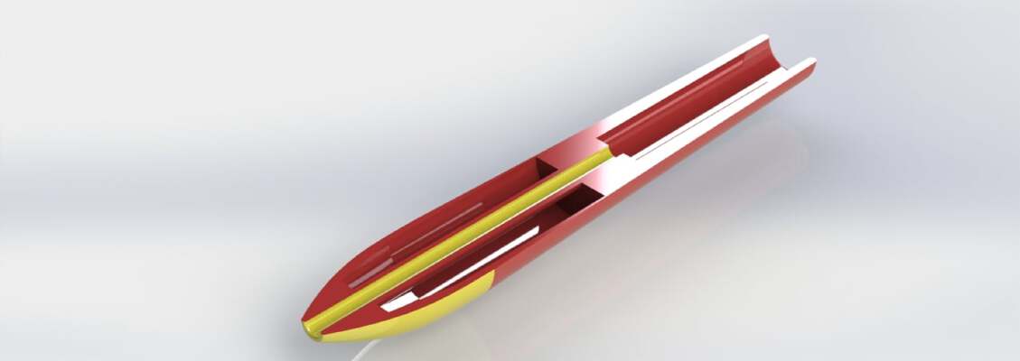 Cedar Plug Fishing Lure (saltwater) | 3d print model