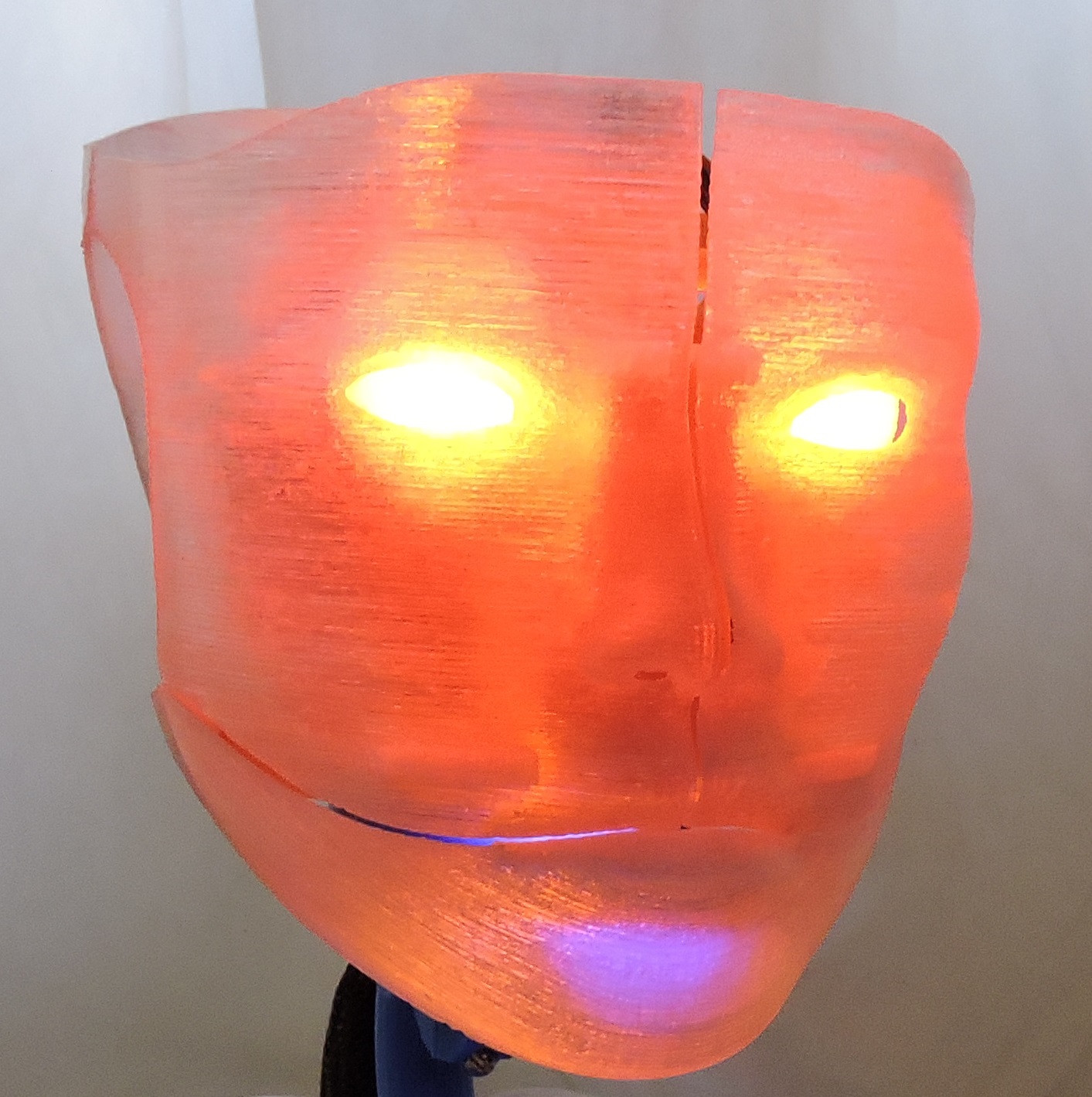 Animated Humanoid Robot Head
