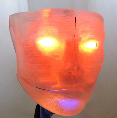 Animated Humanoid Robot Head | 3d print model