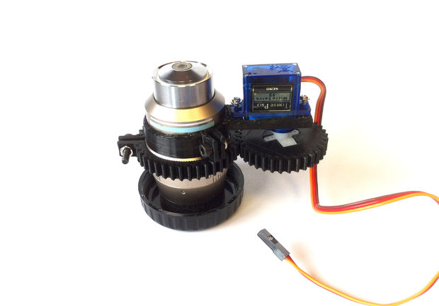 Motorized Correction Collar for Microscope Objective