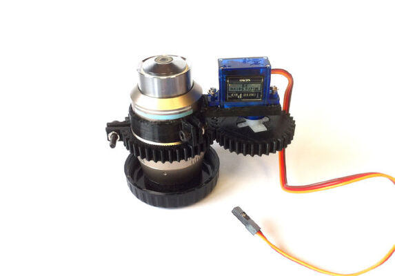 Motorized Correction Collar for Microscope Objective | 3d print model