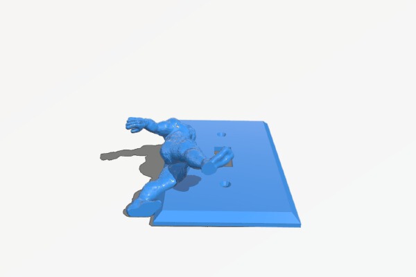 Bigfoot lightswitch | 3d print model