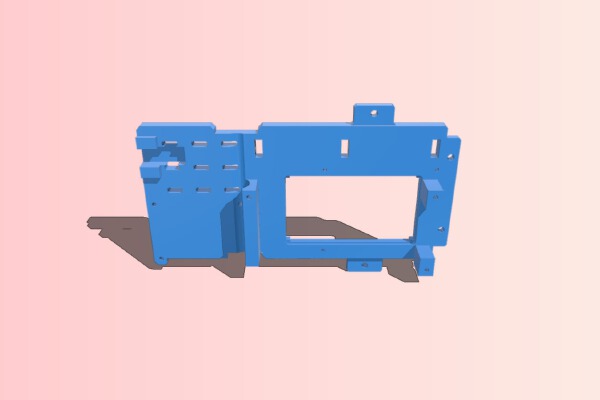 Raspberry Pi mounting bracket for Martian Rover | 3d print model
