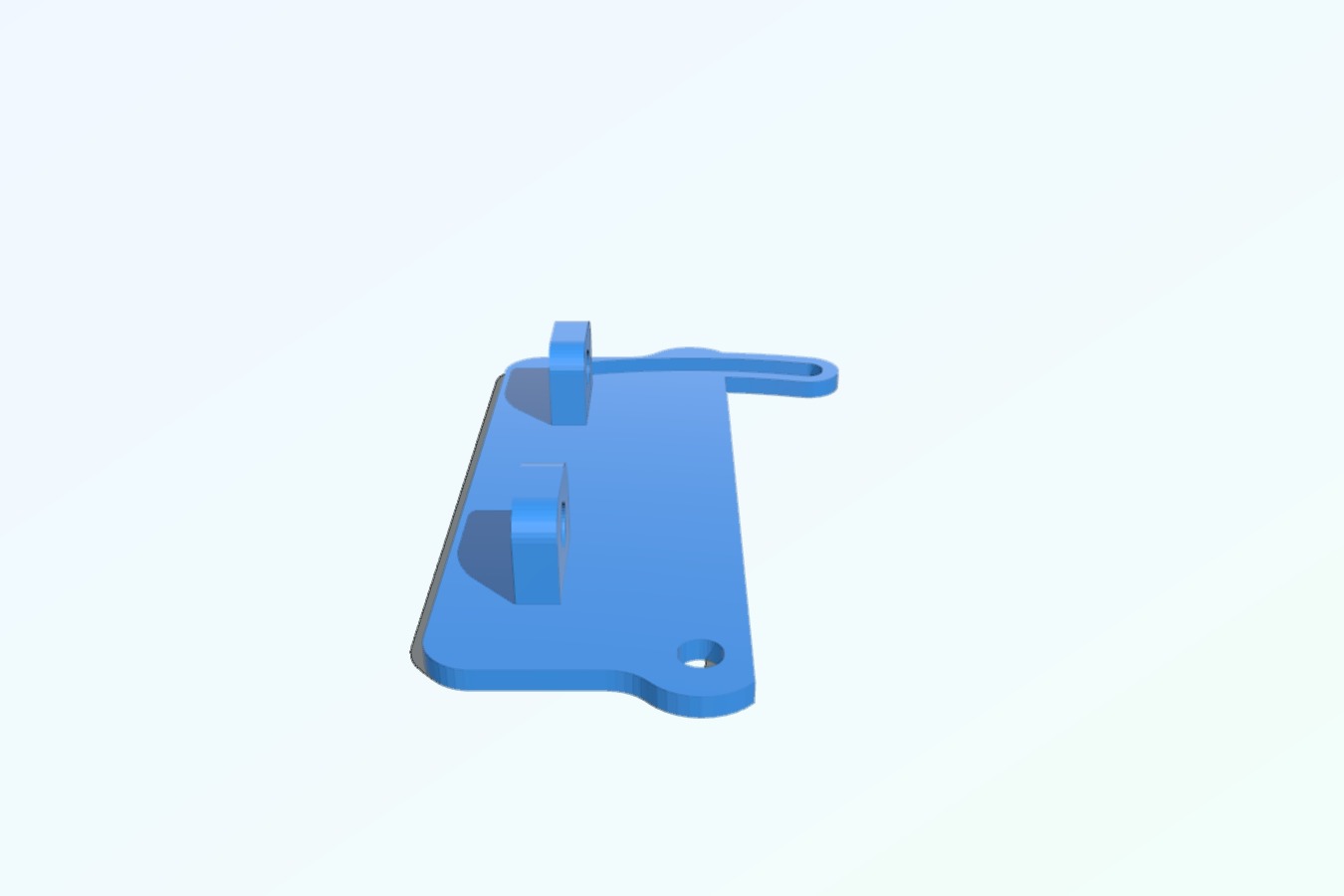 Printrbot Plus Pivoting Fan Mount