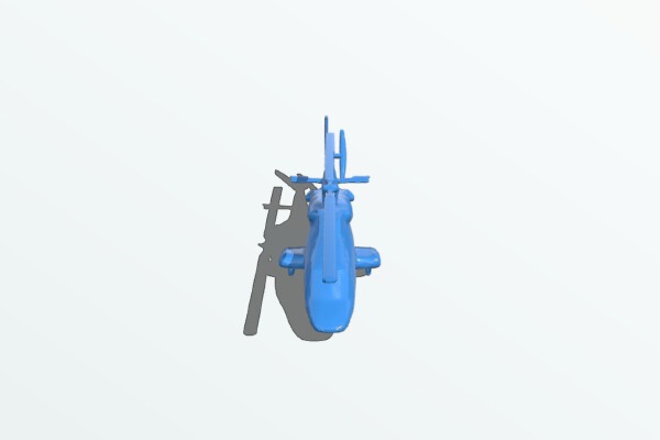 Bell helicopter | 3d print model