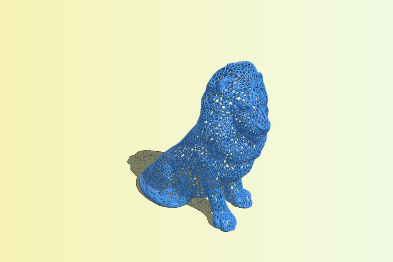 Lion HD Voronoi Remix