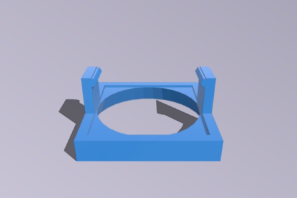 Solidoodle 2 PWM Fan Mount | 3d print model