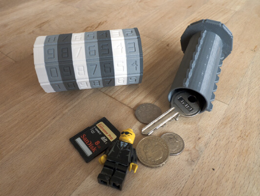 Combination Safe 00  Seven Ring Remix | 3d print model