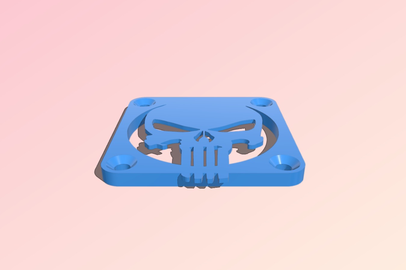 40mm Fan Guard - The Punisher