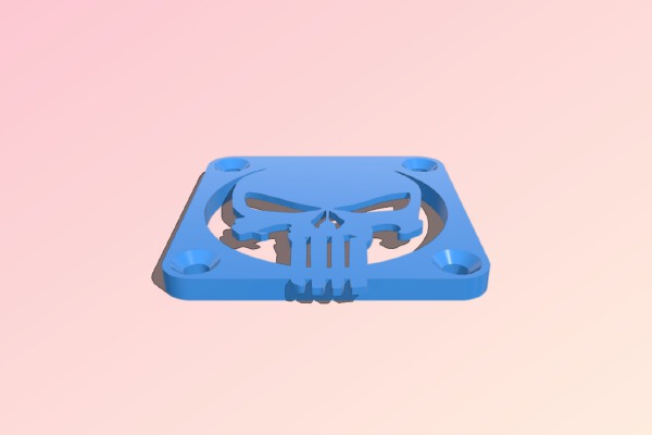 40mm Fan Guard - The Punisher | 3d print model