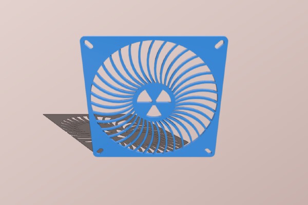 Fan grille 140mm | 3d print model