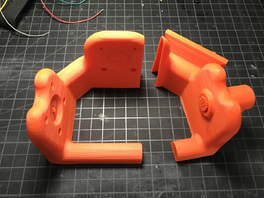 Sphere-O-Bot Main Frame Cut in half (for smaller printers) | 3d print model