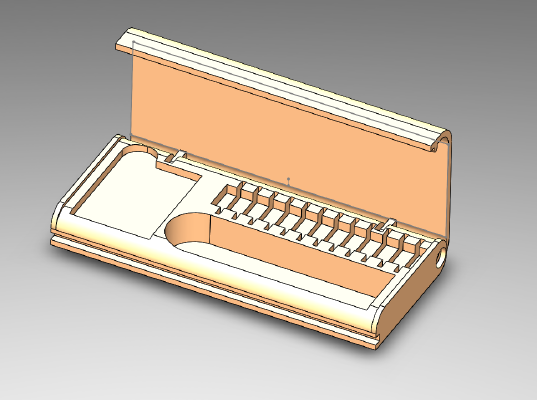 USB key and SD card box | 3d print model