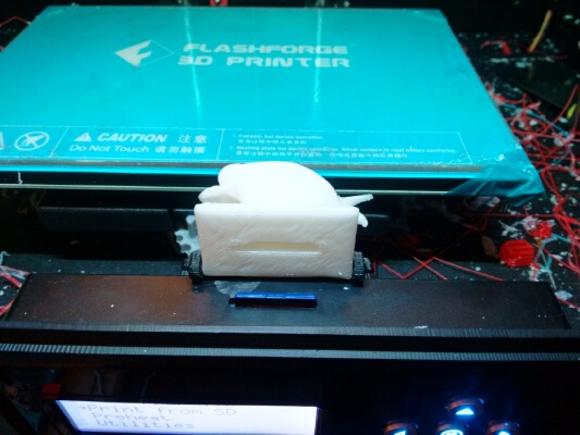 FlashForge Creator Pro - SD Card Cover Assembly (hinged) | 3d print model
