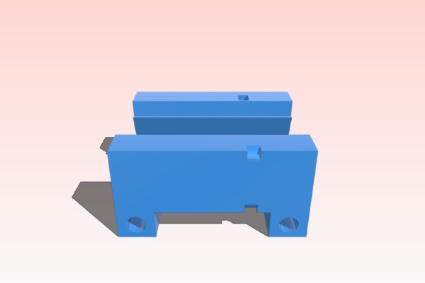 Level mount cart  for DX level (linear laser 3D scanner) | 3d print model