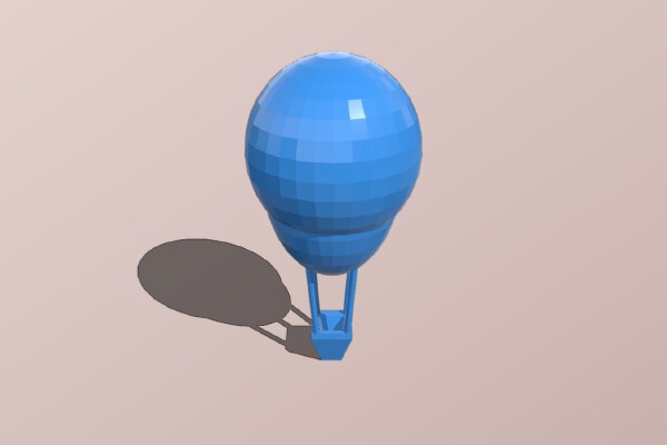 Ketter Hot Air BAllon | 3d print model