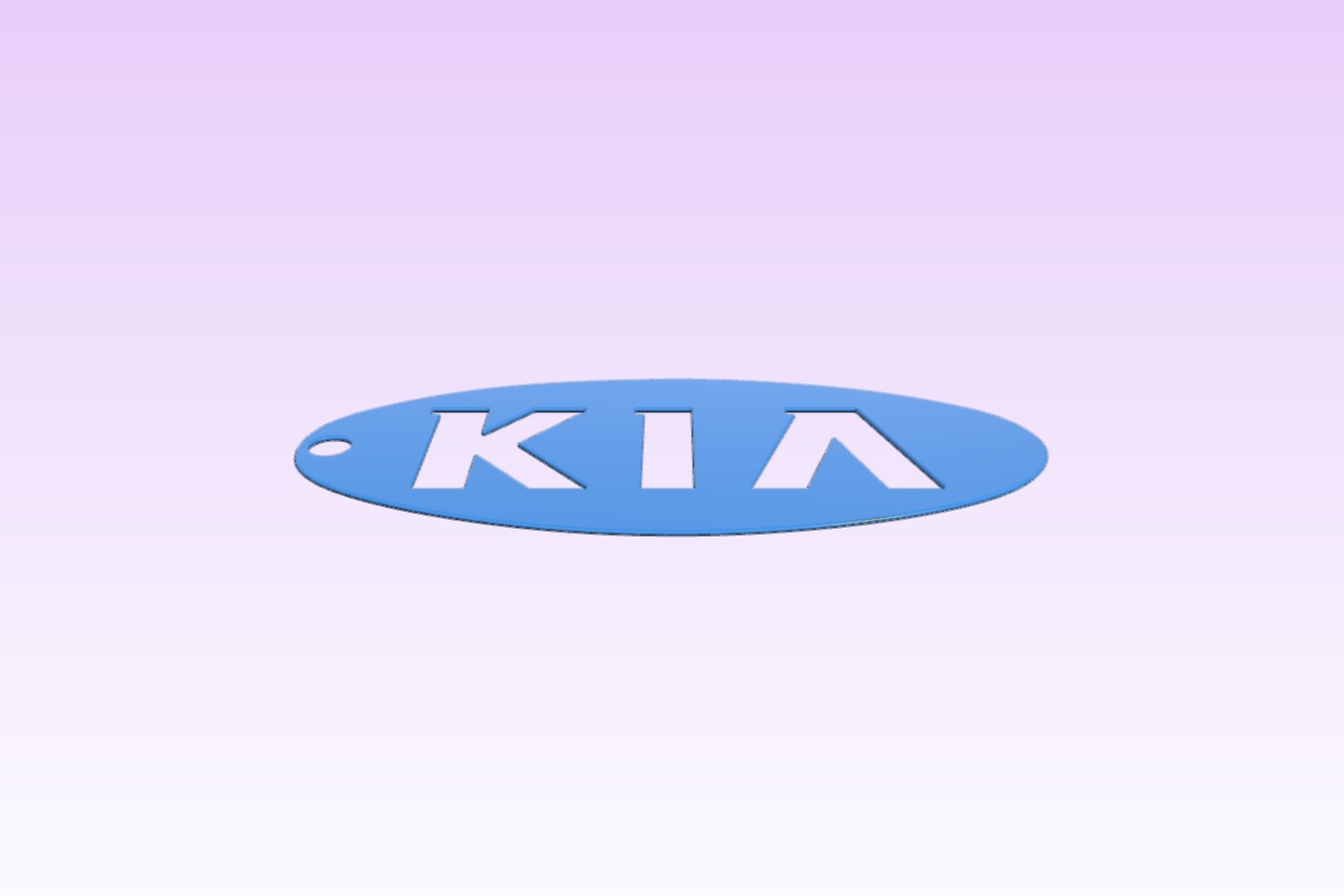 kia logo key chain