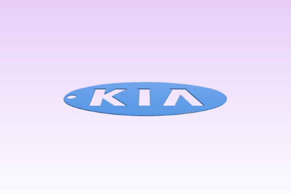 kia logo key chain | 3d print model