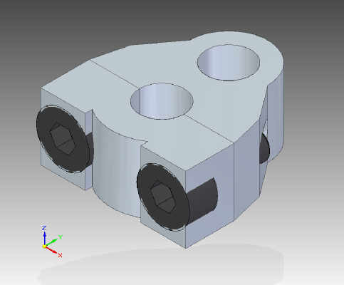 M3D Micro filament tube fitting clip | 3d print model