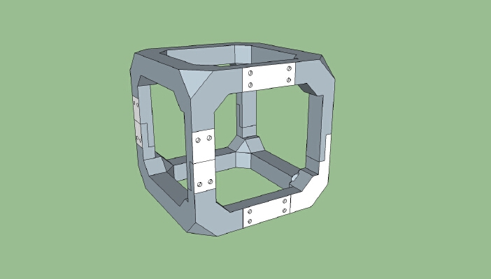 GoPro Action Camera 360°Grad RIG for underwater case | 3d print model