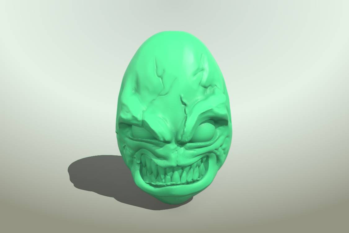 Evil easter egg | 3d print model