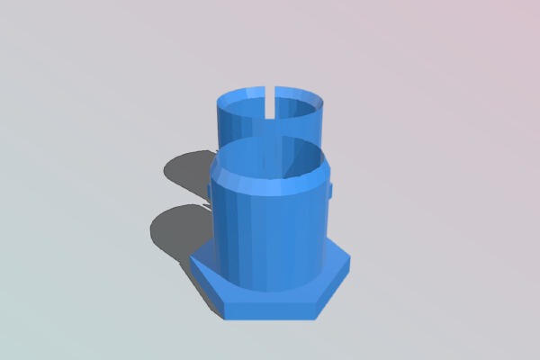 Friction-fit filament filter | 3d print model