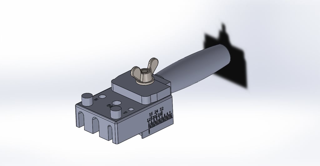 dowel master - jig - Meisterdübler - wolfcraft