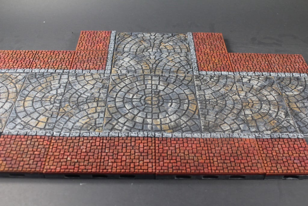 OpenForge 2.0 Brick Sidewalks and Straight Curbs