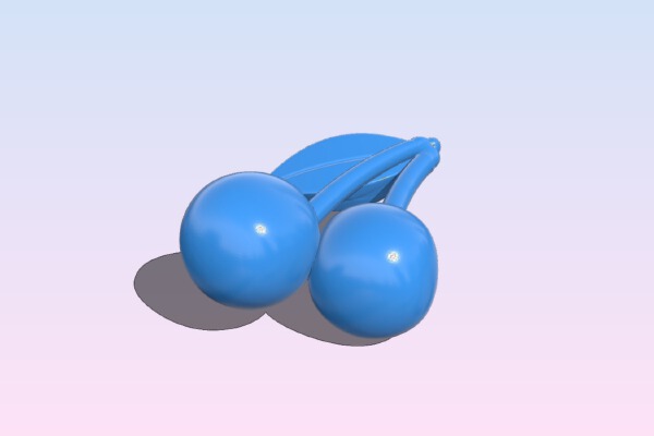 Emoji cherries | 3d print model