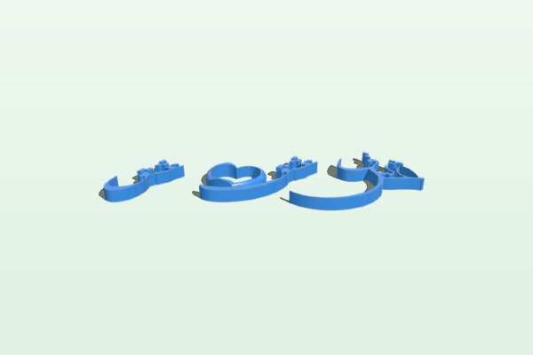 Persian Love - Persian Calligraphy | 3d print model