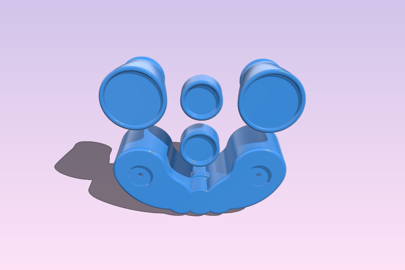 Binoculars with secret hiding
