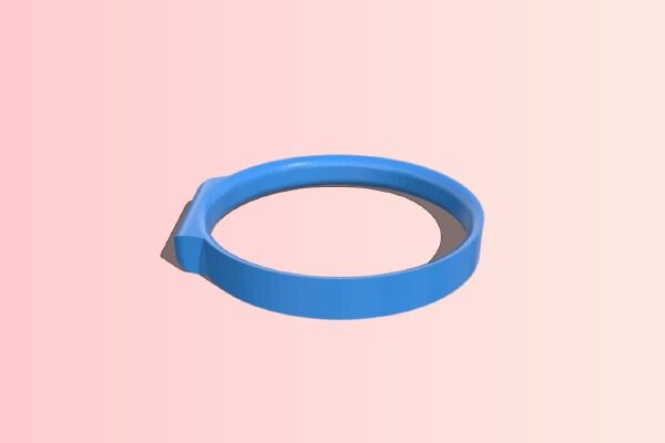 RFID Chip Ring | 3d print model