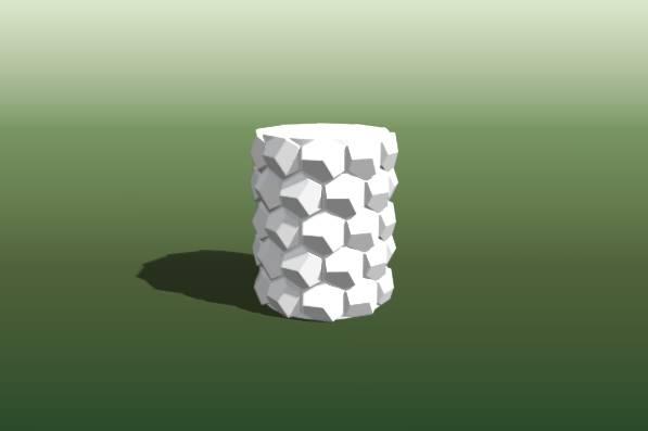 Honeycomb vase