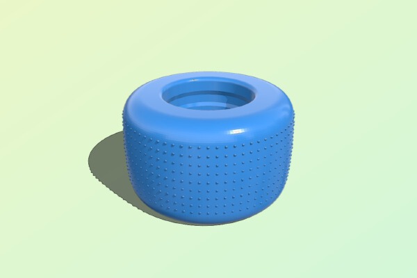 Blister tire for OpenRC F1 car. | 3d print model