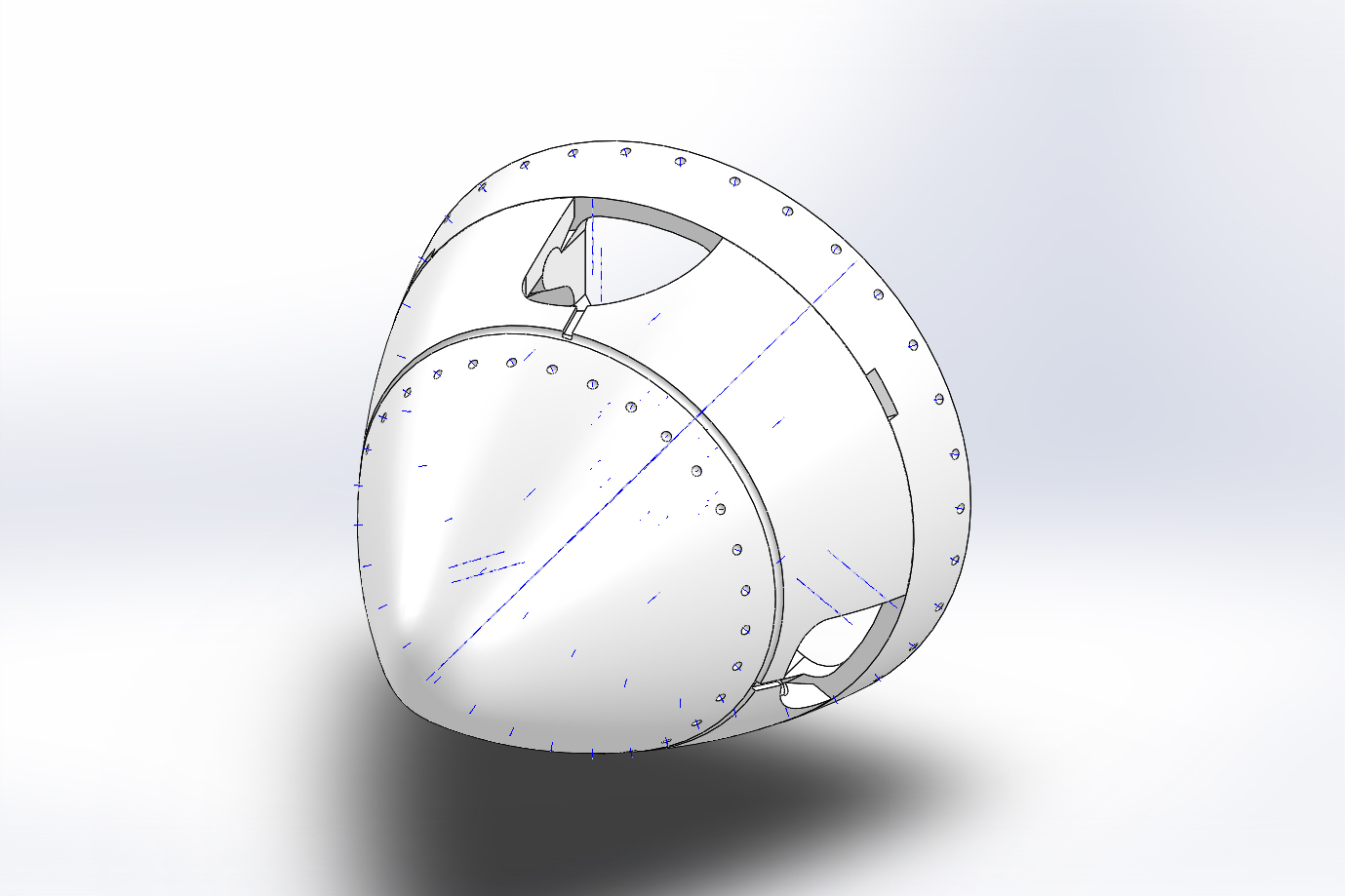 60mm Spinner for Hobby King P-38 with snap fit