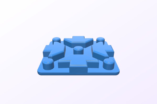 Extruded Aluminum 4040 end cap | 3d print model