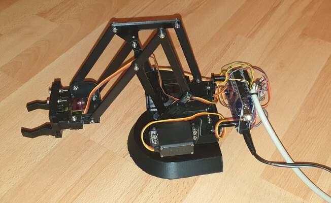 Robot Arm (Servo Motors) | 3d print model