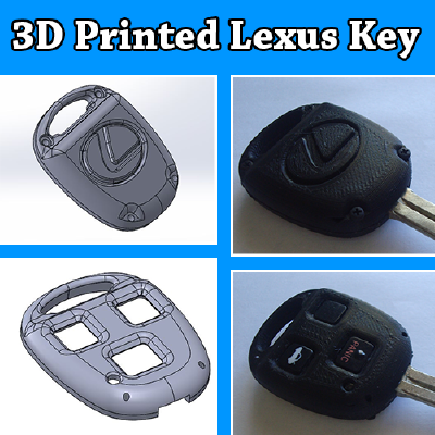 Lexus Key FOB | 3d print model
