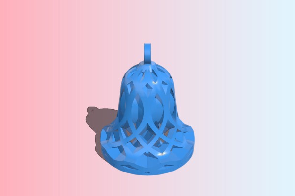 Lattice bell ornament | 3d print model