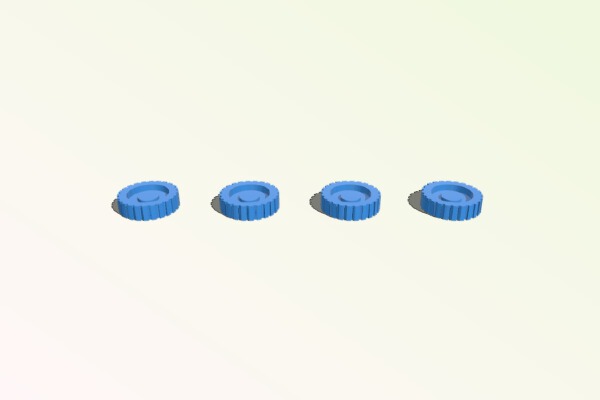 Model wheels for forklift, etc. | 3d print model