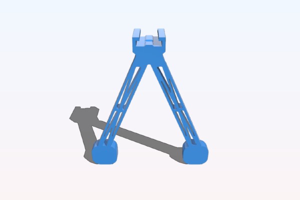 Nerf Bipod (no supports required) | 3d print model