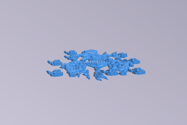 The unicorns hold the ball | 3d print model