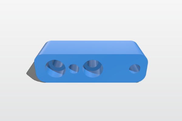 BLTOUCH mount for Velleman K8200 (Auto Bed Leveling) | 3d print model