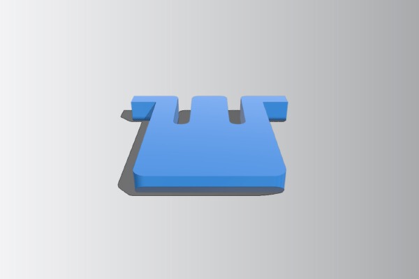Keyboard foot Logitech MK 250 | 3d print model